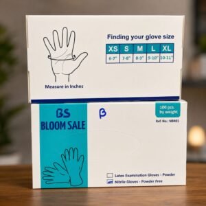 Black Nitrile Examination Gloves – Powder Free