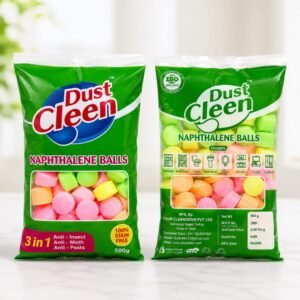 Naphthalene Balls 500gm Color (Dust Cleen )