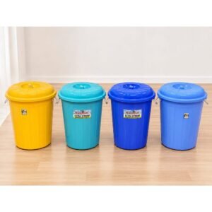 Dustbin Drum 60 Ltr / Storage Bucket With Lid 60 Ltr