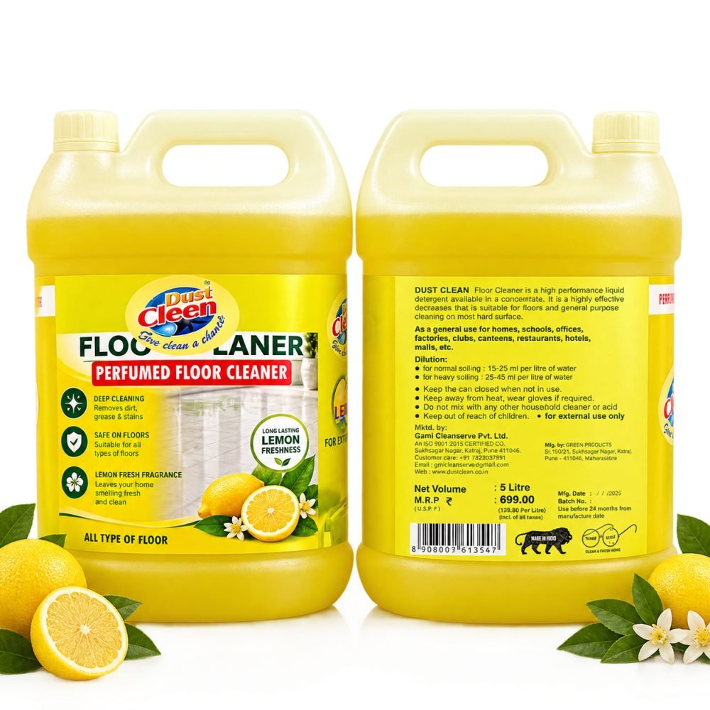 Lemon Fresh Floor Cleaner – 5 Litre (Dust Clean)